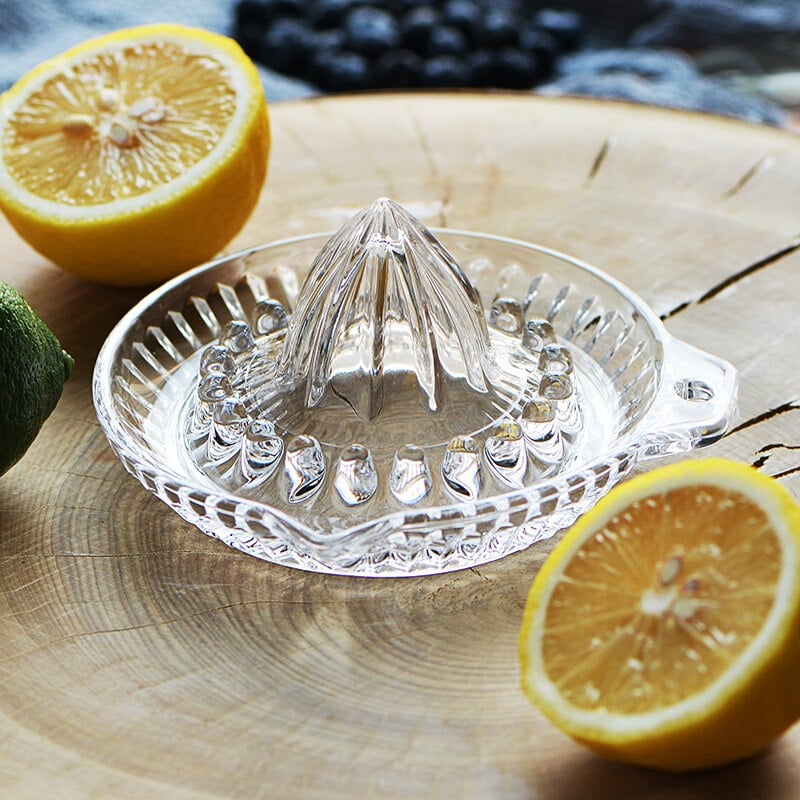 Presse-agrumes Manuel Vintage Rimmer Glass Hexagonale Transparent - Pour Cocktails Et Fêtes